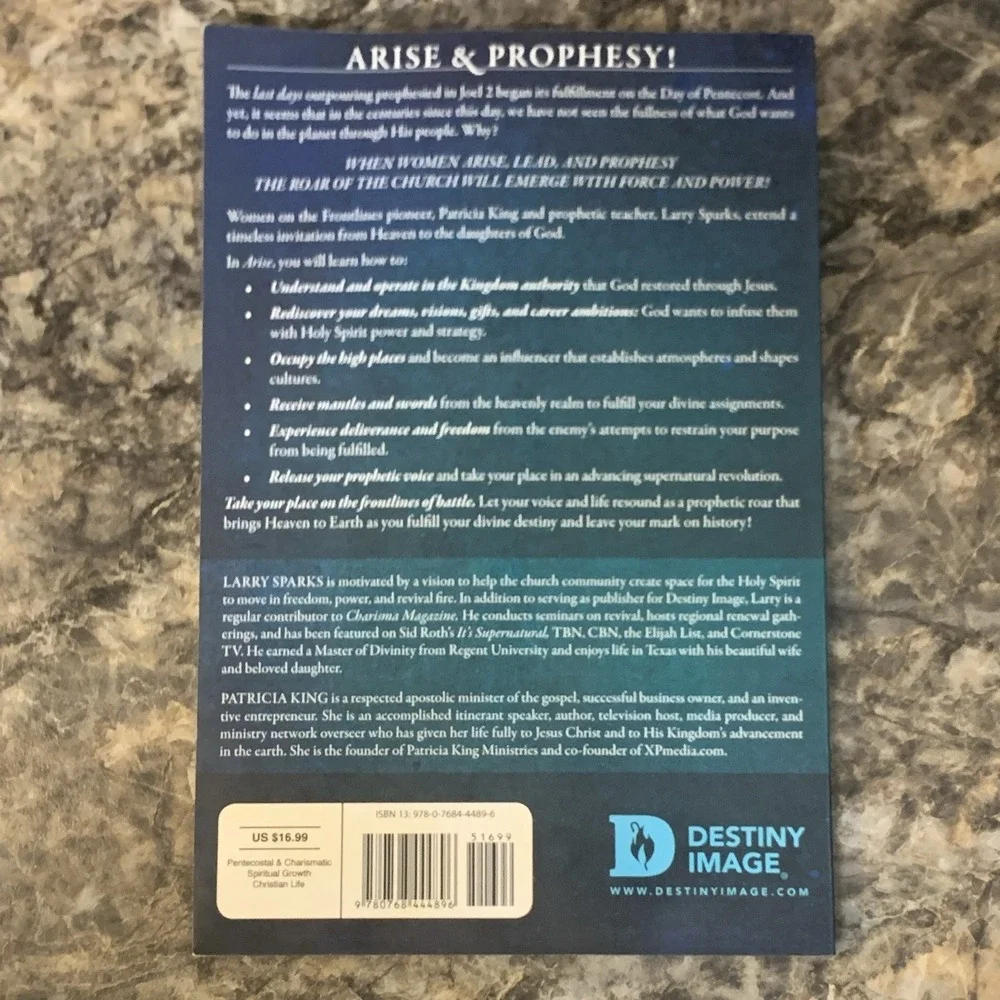 Destiny Image Arise Prophetic Call Women Swords Mantles Kingdom PB 2018